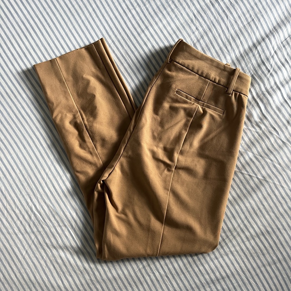 J. Crew Ruby Slim Cropped Pant in Camel | Size 6